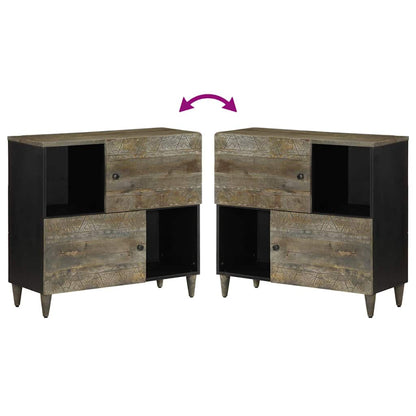 Skänk Trä 80x33x75 cm mango i massivt trä