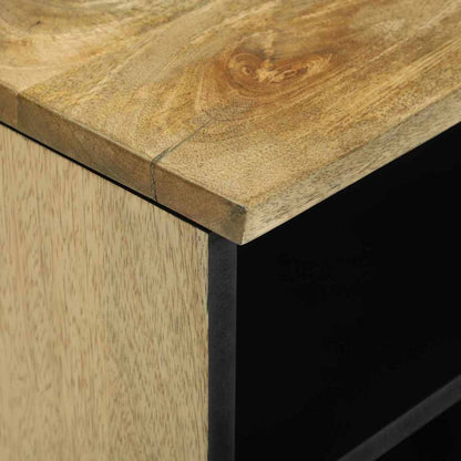 TV-Möbel Trä TV-Skåp med låda Brun 105 x 33 x 46 cm massivt mangoträ