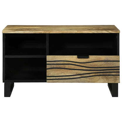 TV-Möbel Brun 80 x 33.5 x 46 cm massivt mangoträ