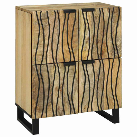 Skåp Brun 60 x 33 x 75 cm massivt mangoträ