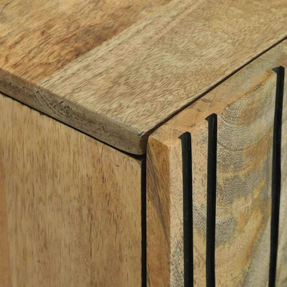 Skåp Brun 90 x 33 x 75 cm massivt mangoträ
