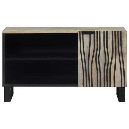 Skåp Vit och Svart 80 x 33 x 46 cm