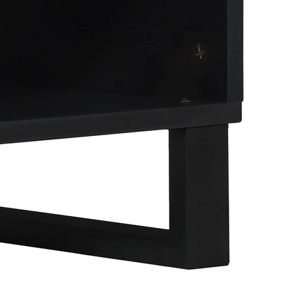 Skåp Vit och Svart 100 x 33.5 x 46 cm