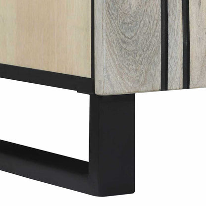 Diskbänksskåp med hylla med dörr Brun och svart 62 x 33 x 58 cm