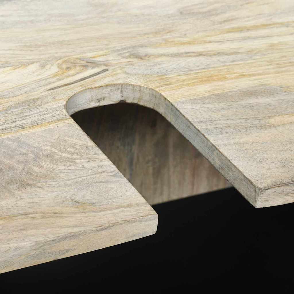 Diskbänksskåp med hylla med dörr Brun och svart 62 x 33 x 58 cm