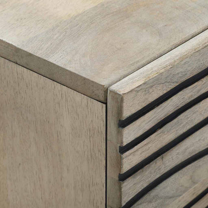 Medielagringsskåp och hyllor Vit och svart 40 x 33 x 75 cm