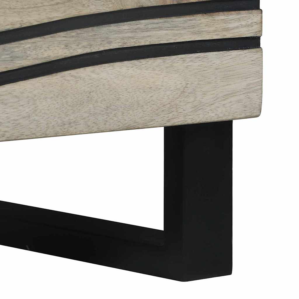 Medielagringsskåp och hyllor Vit och svart 40 x 33 x 75 cm