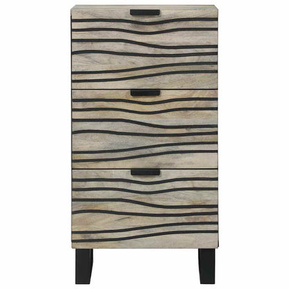 Medielagringsskåp och hyllor Vit och svart 40 x 33 x 75 cm