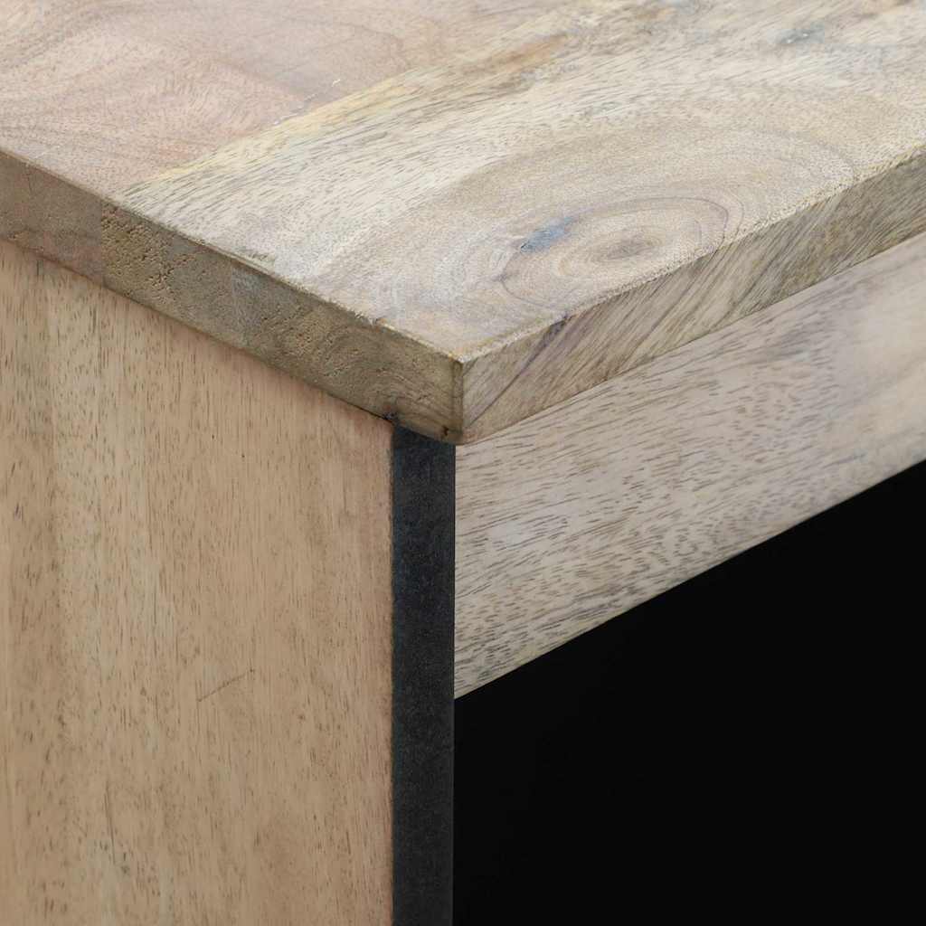 Medielagringsskåp och hyllor Vit och svart 60 x 33 x 75 cm