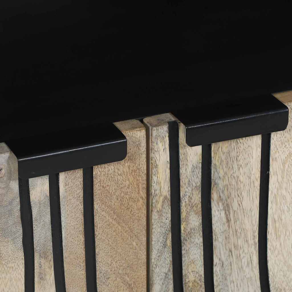 Medielagringsskåp och hyllor Vit och svart 60 x 33 x 75 cm