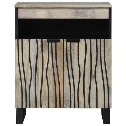 Medielagringsskåp och hyllor Vit och svart 60 x 33 x 75 cm