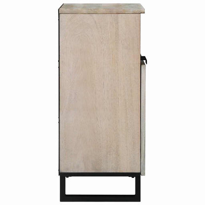 Medielagringsskåp och hyllor Vit och svart 60 x 33 x 75 cm