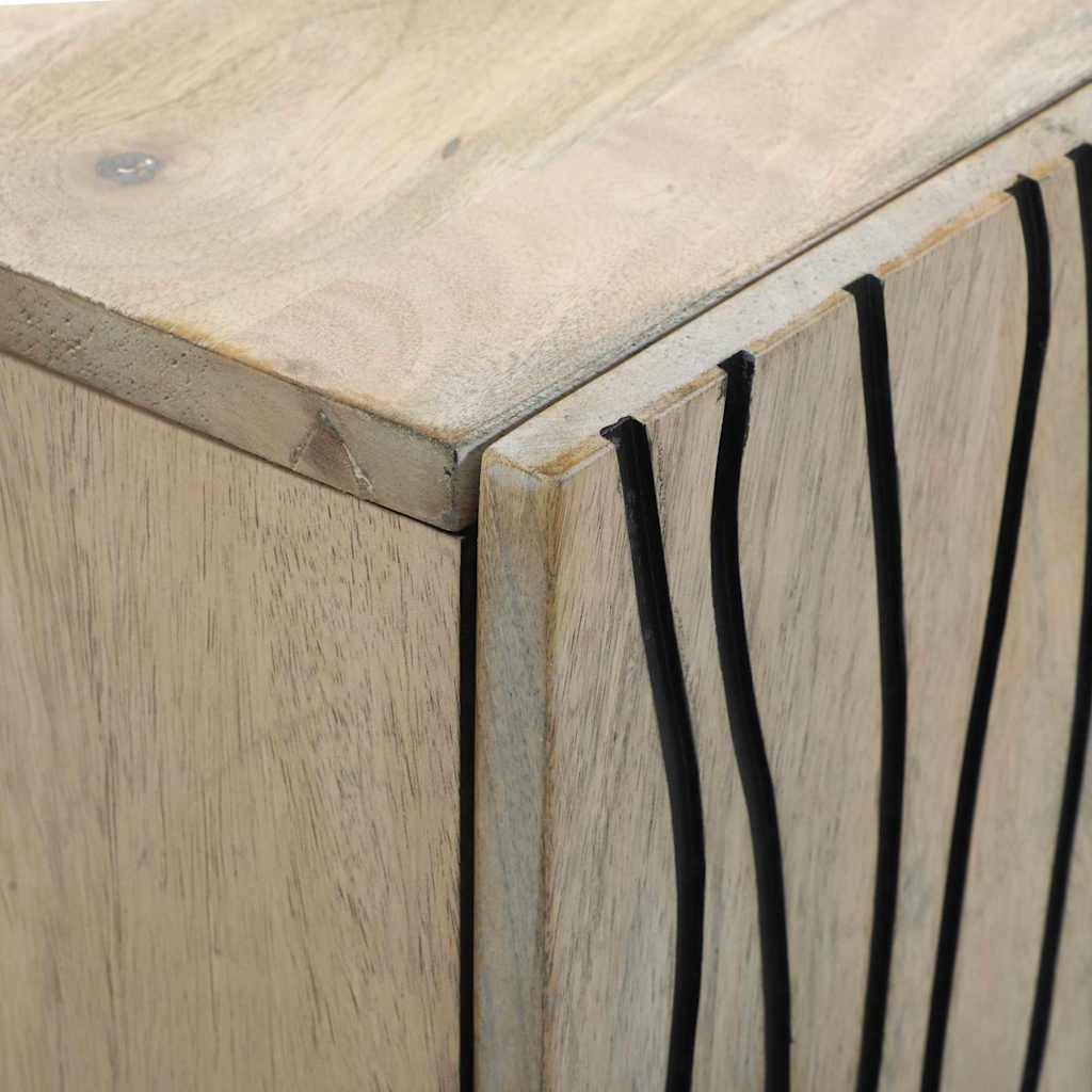 Medielagringsskåp och hyllor Vit och svart 60 x 33 x 75 cm