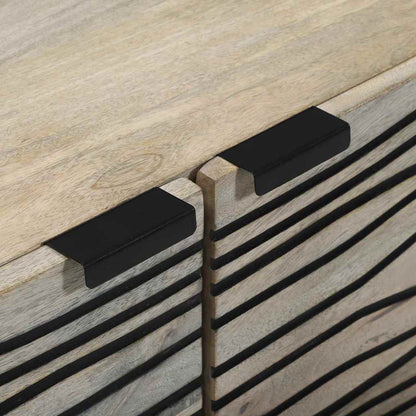 Medielagringsskåp och hyllor Vit och svart 60 x 33 x 75 cm