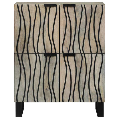 Medielagringsskåp och hyllor Vit och svart 60 x 33 x 75 cm