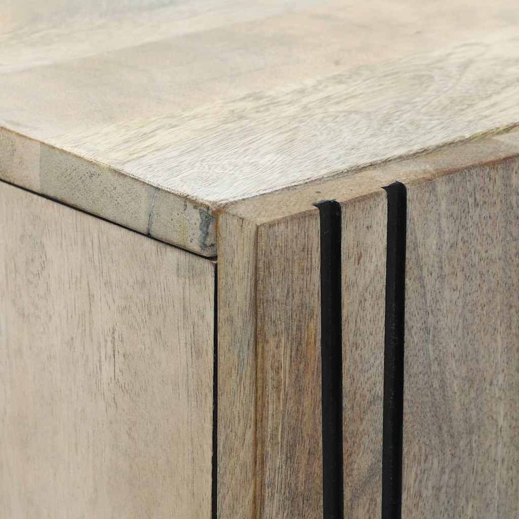 Medielagringsskåp och hyllor Vit och svart 60 x 33 x 100 cm