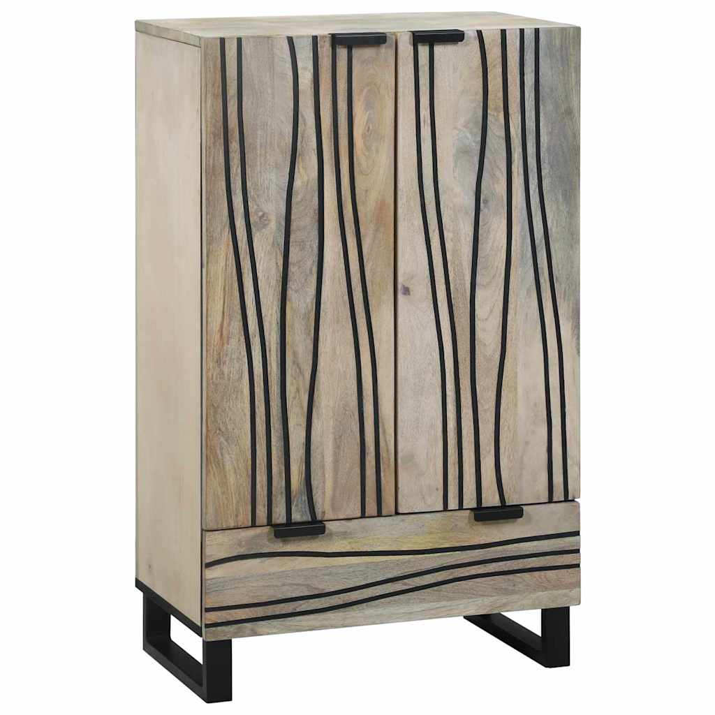 Medielagringsskåp och hyllor Vit och svart 60 x 33 x 100 cm