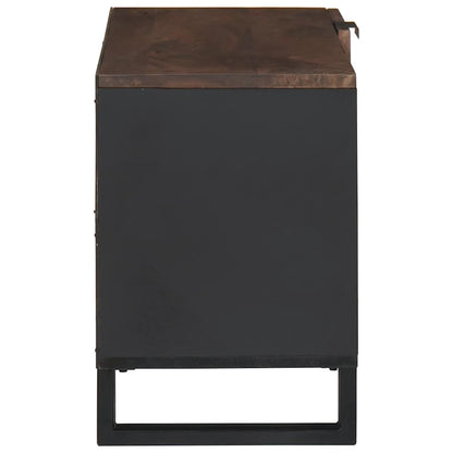 Byrå Brun 80 x 33 x 46 cm massivt mangoträ