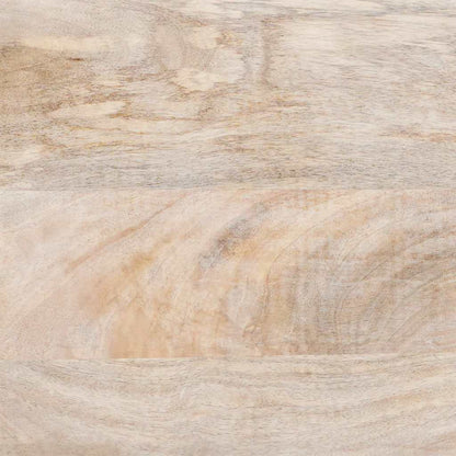 Sängbord 2 pcs Beige 40 x 33 x 46 cm massivt mangoträ