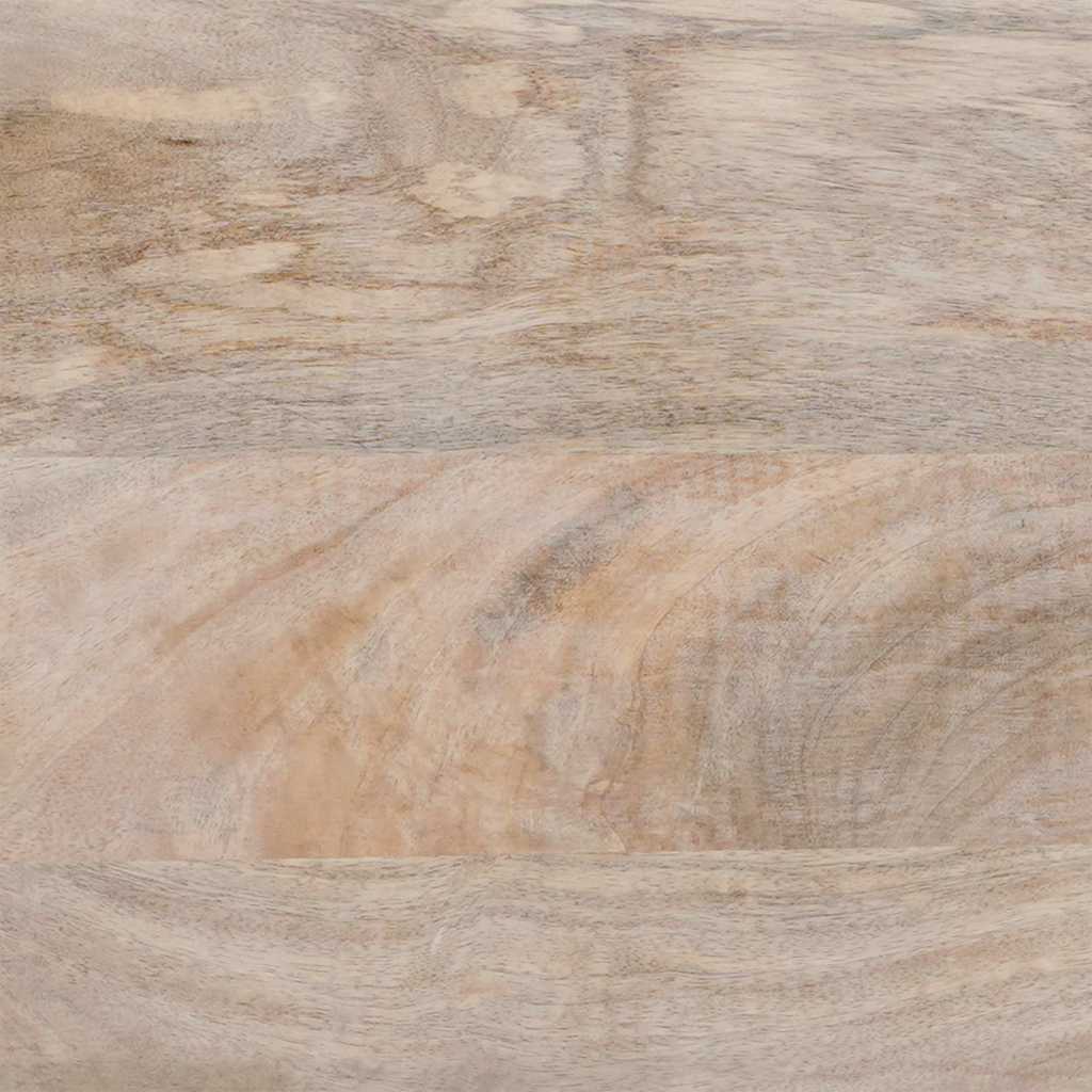 Sängbord med låda Beige 50 x 33 x 60 cm massivt mangoträ