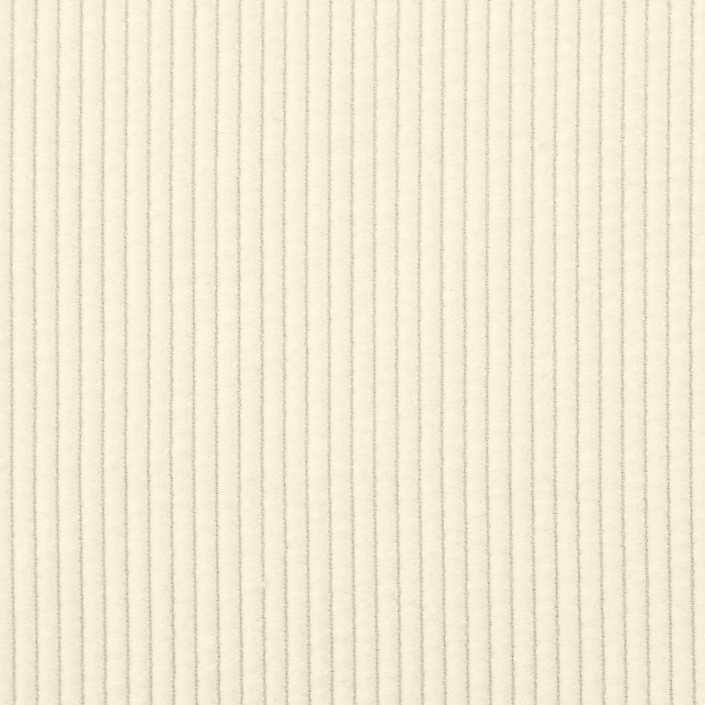 Fåtölj Gräddvit med armstöd 54 cm manchestertyg