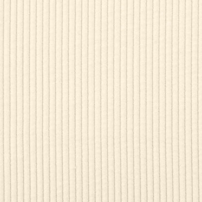 Fåtölj Gräddvit med armstöd 54 cm manchestertyg