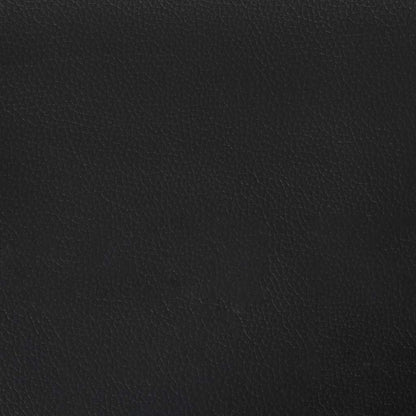 Fåtölj Svart med armstöd 54 cm konstläder