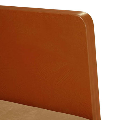 Fåtölj Brun med armstöd 55 cm sammet