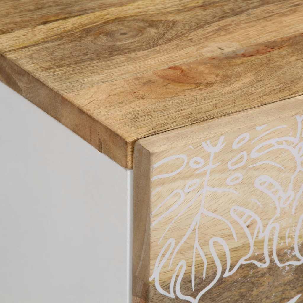 Sängbord 50x33x60 cm massivt mangoträ
