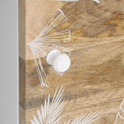 Soffbord Trä 100x54x40 cm massivt mangoträ