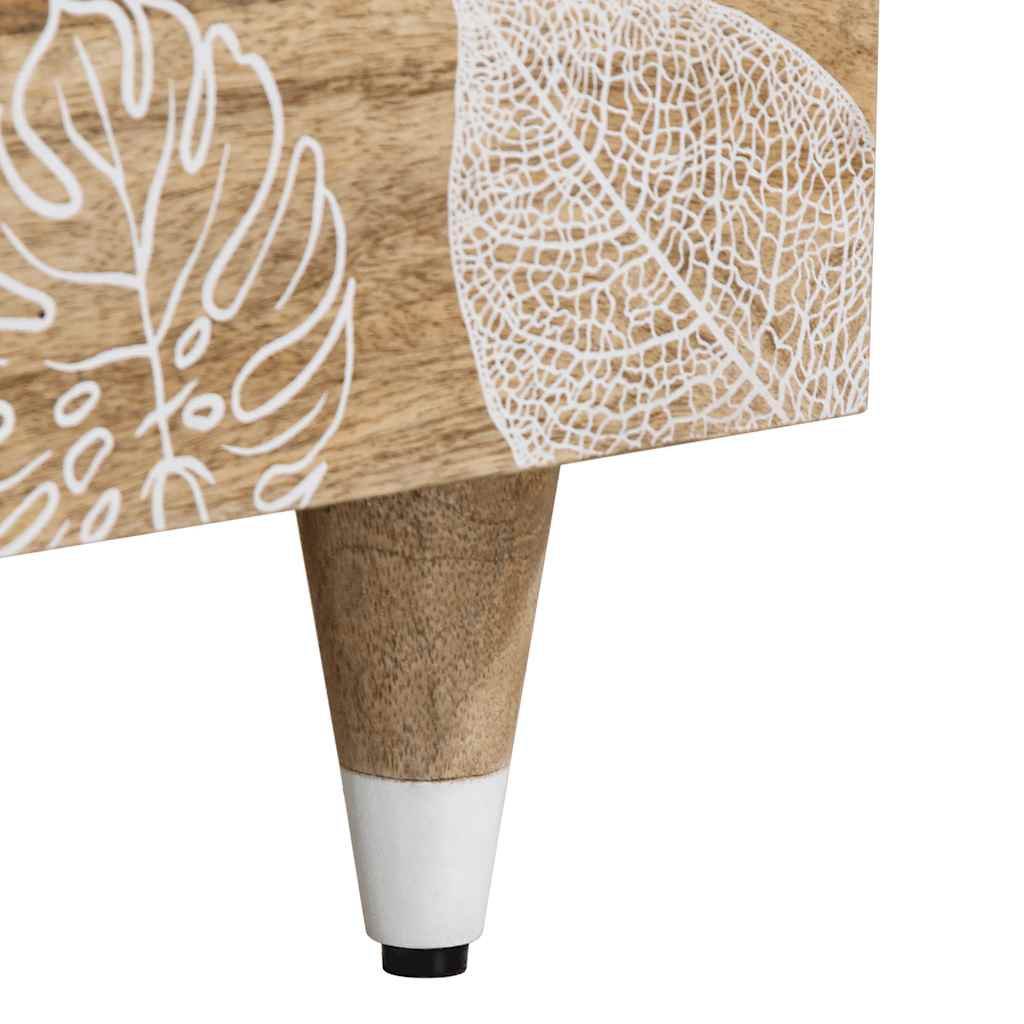 Soffbord Trä 100x54x40 cm massivt mangoträ