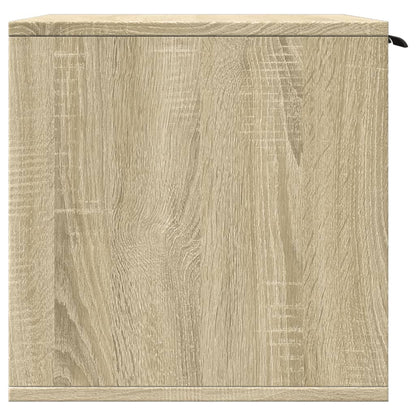 Skåp för kattlåda sonoma-ek 80x50x45 cm konstruerat trä