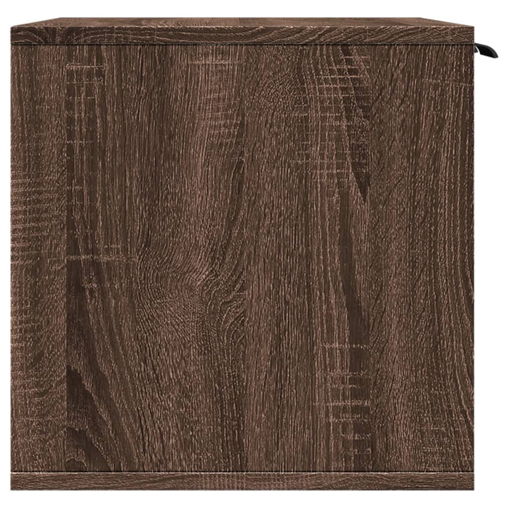 Skåp för kattlåda brun ek 80x50x45 cm konstruerat trä