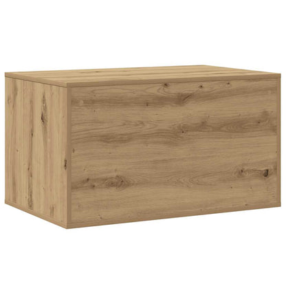 Skåp för kattlåda ek 80x50x45 cm konstruerat trä