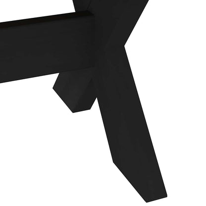 Soffbord Trä NOAIN X-formade ben 120x60x40 cm massiv furu