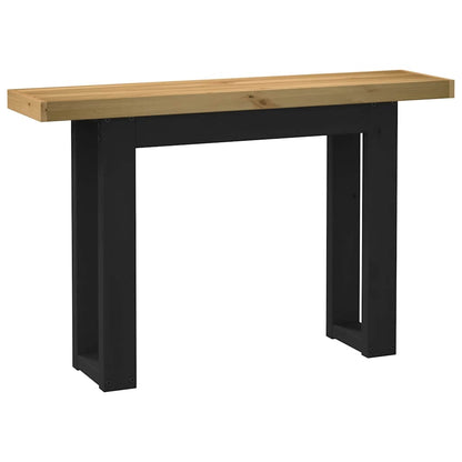 Avlastningsbord Konsollbord DIV. NOAIN U-formade ben 120x30x75 cm massiv furu
