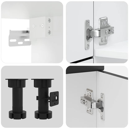 Köksinredning Köksskåpsset Kalmar 7 delar svart