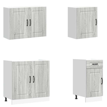 Köksinredning Köksskåpsset Kalmar 7 delar Sonoma Grå