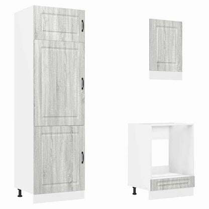 Köksinredning Köksskåpsset Kalmar 7 delar Sonoma Grå