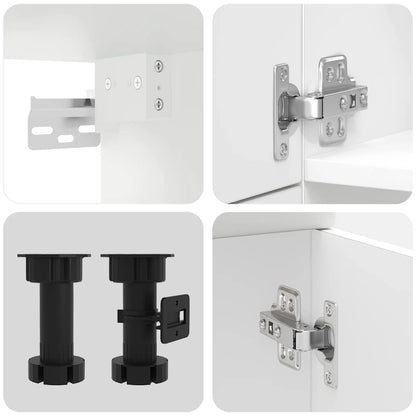 Köksinredning Köksskåpsset Lucca 7 delar Vit