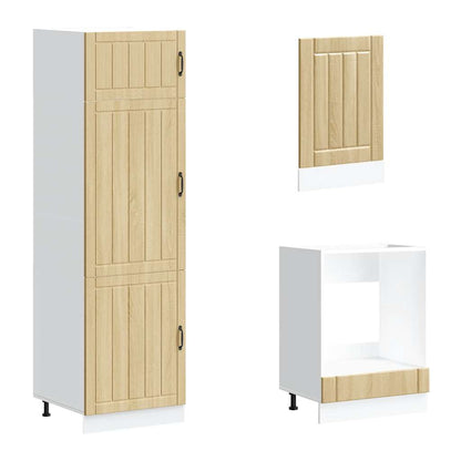 Köksinredning Köksskåpsset Lucca 7 delar Sonoma Ek