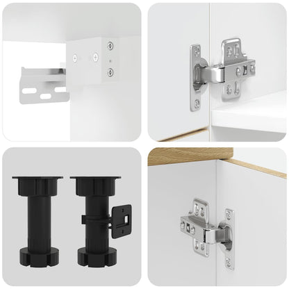 Köksinredning Köksskåpsset Lucca 7 delar Sonoma Ek