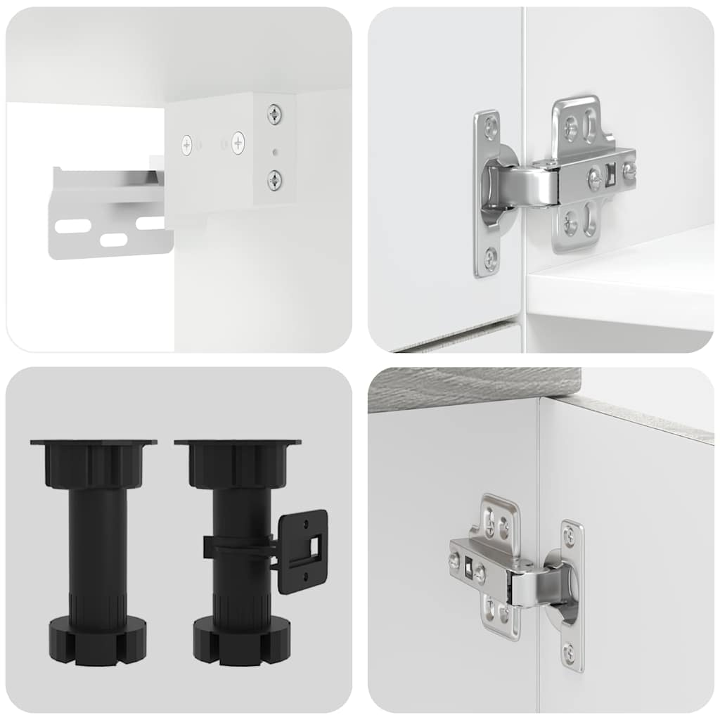 Köksinredning Köksskåpsset Lucca 7 delar Sonoma Grå