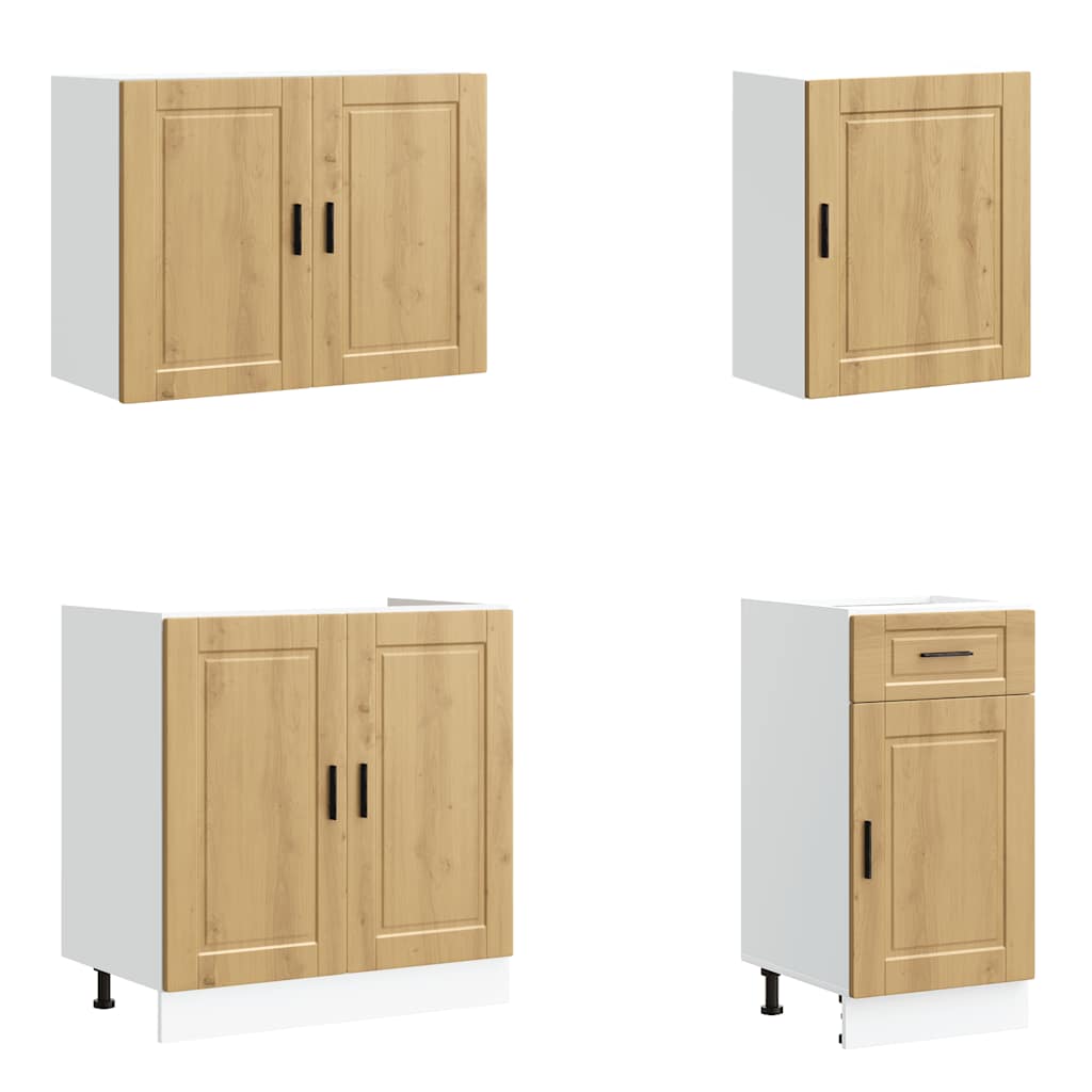 Köksinredning Köksskåpsset Kalmar 7 delar Artisan ek