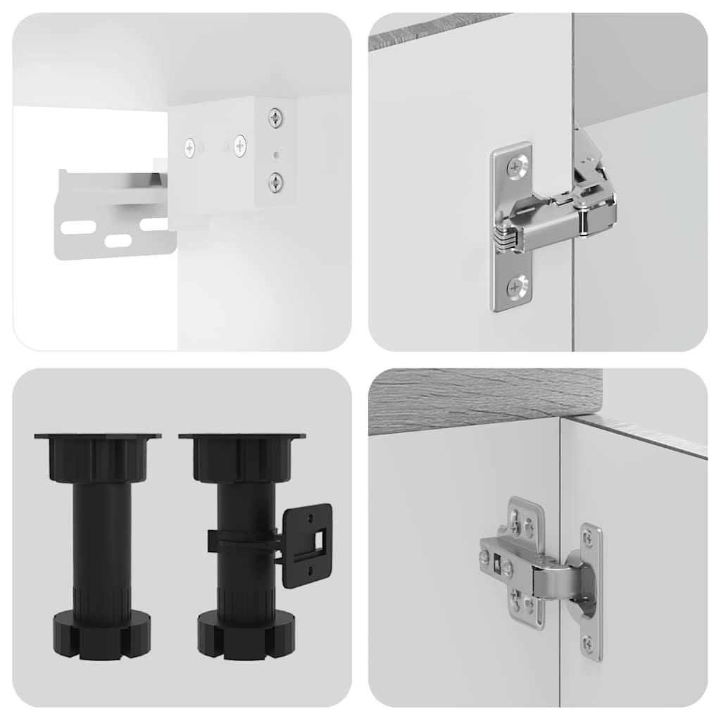 Köksinredning Köksskåpsset Kalmar 8 delar Sonoma Grå