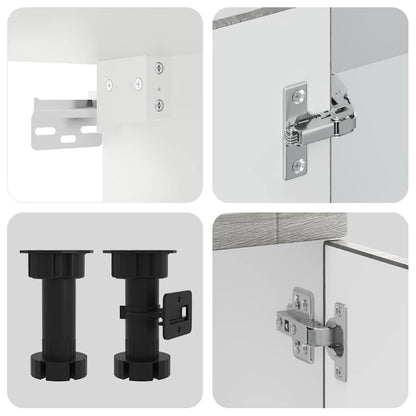 Köksinredning Köksskåpsset Kalmar 8 delar Sonoma Grå