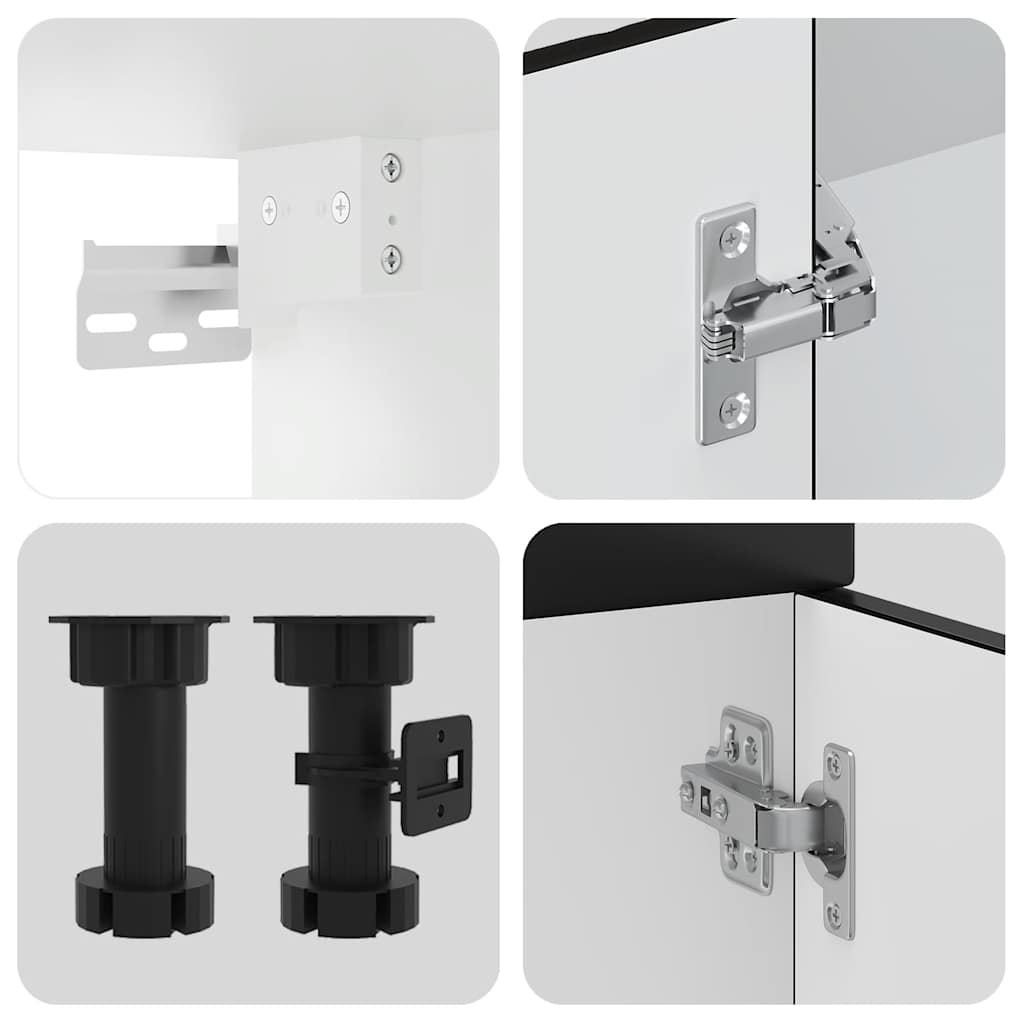 Köksinredning Köksskåpsset Kalmar 11 delar svart