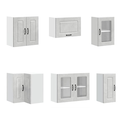 Köksinredning Köksskåpsset Kalmar 11 delar Betonggrå