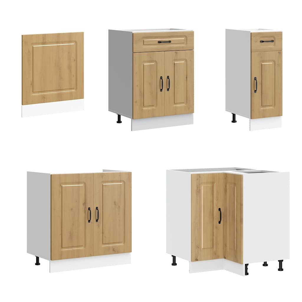 Köksinredning Köksskåpsset Kalmar 11 delar Artisan ek