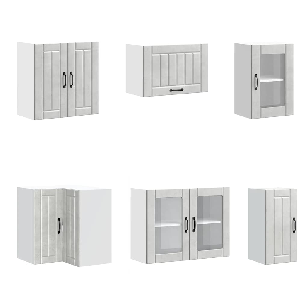 Köksinredning Köksskåpsset Lucca 11 delar Betonggrå